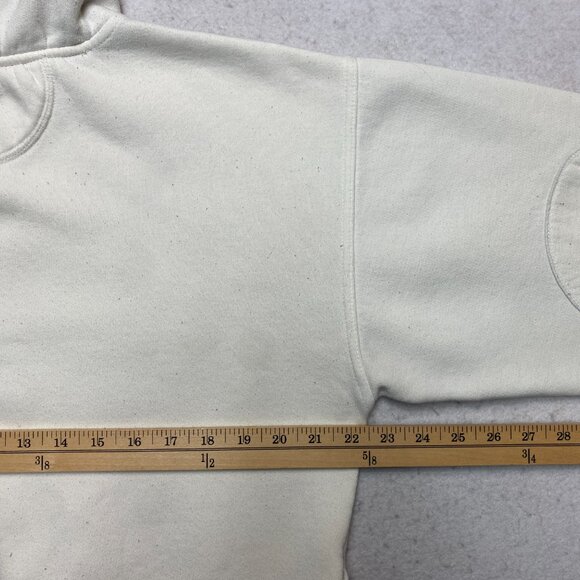 Vintage University Of Michigan Sweatshirt Mens M White Fleece Pullover Logo 90s - Picture 12 of 13